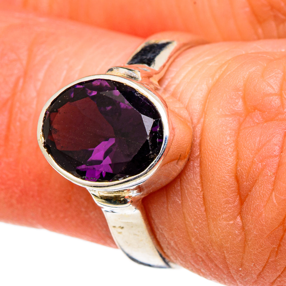 Purple Spinel Rings handcrafted by Ana Silver Co - RING98497