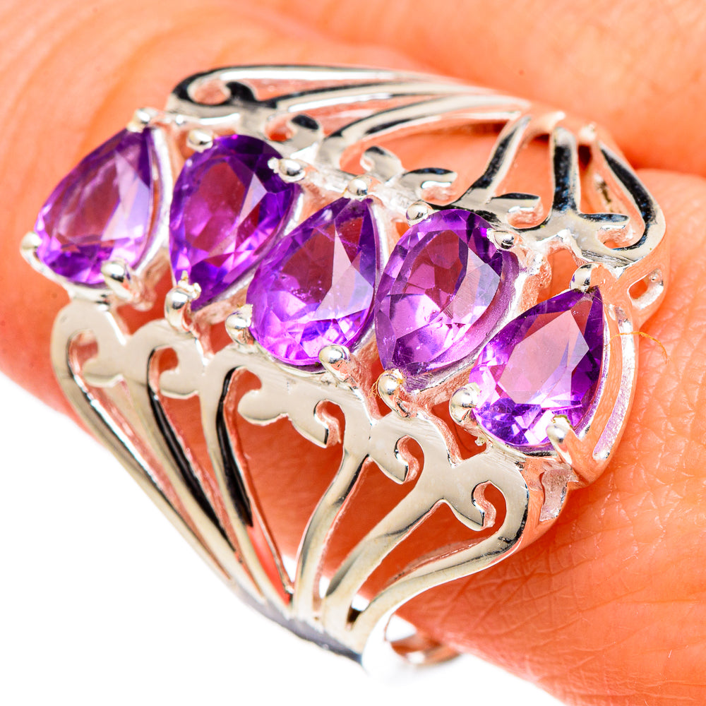 Amethyst Rings handcrafted by Ana Silver Co - RING98499