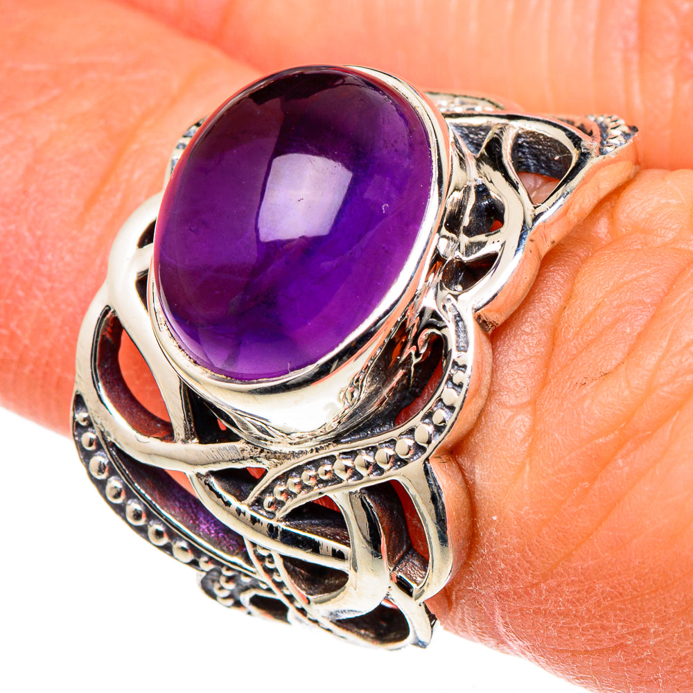 Amethyst Rings handcrafted by Ana Silver Co - RING98502