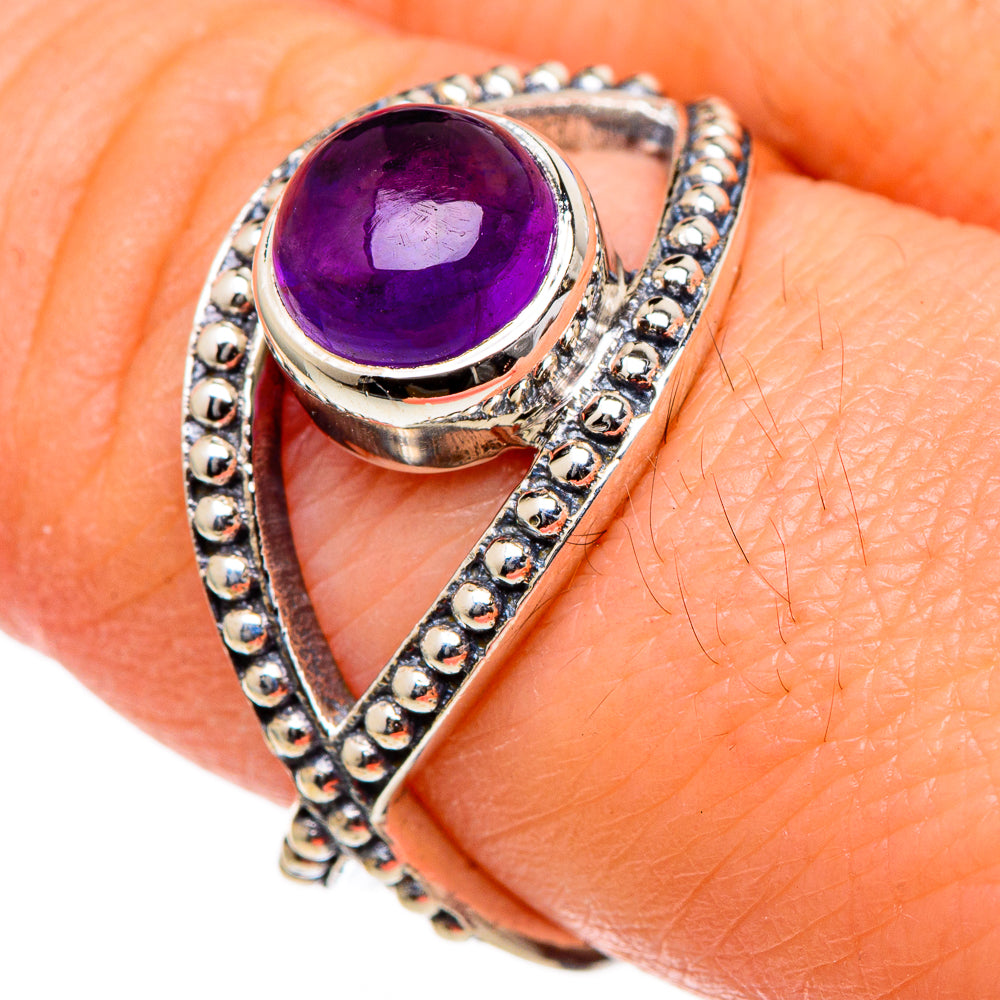 Amethyst Rings handcrafted by Ana Silver Co - RING98507