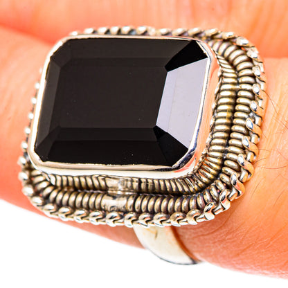 Black Onyx Rings handcrafted by Ana Silver Co - RING98511
