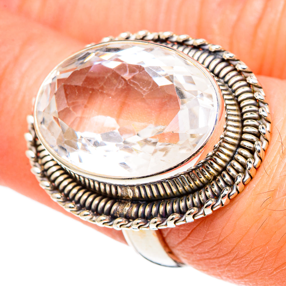 White Quartz Rings handcrafted by Ana Silver Co - RING98513