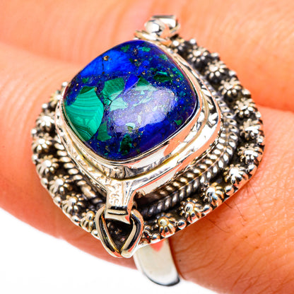 Azurite Rings handcrafted by Ana Silver Co - RING98515