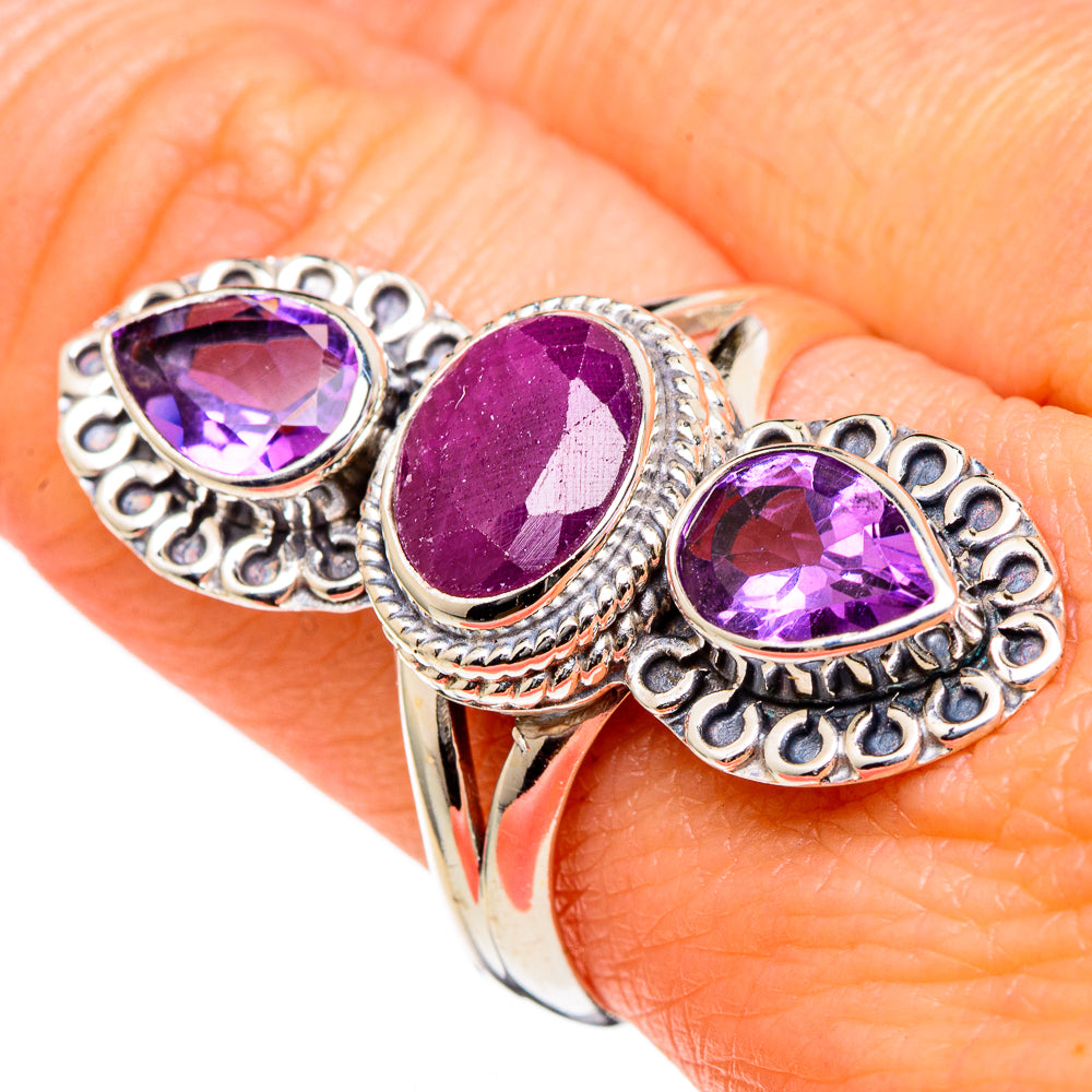 Ruby Rings handcrafted by Ana Silver Co - RING98516