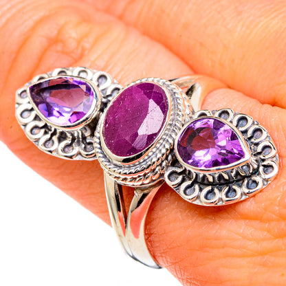 Ruby Rings handcrafted by Ana Silver Co - RING98516