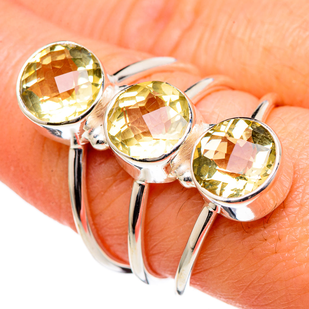 Citrine Rings handcrafted by Ana Silver Co - RING98520