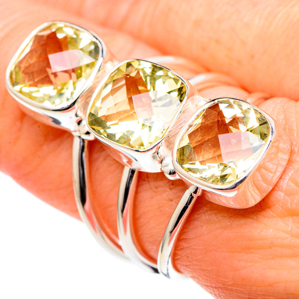 Citrine Rings handcrafted by Ana Silver Co - RING98521