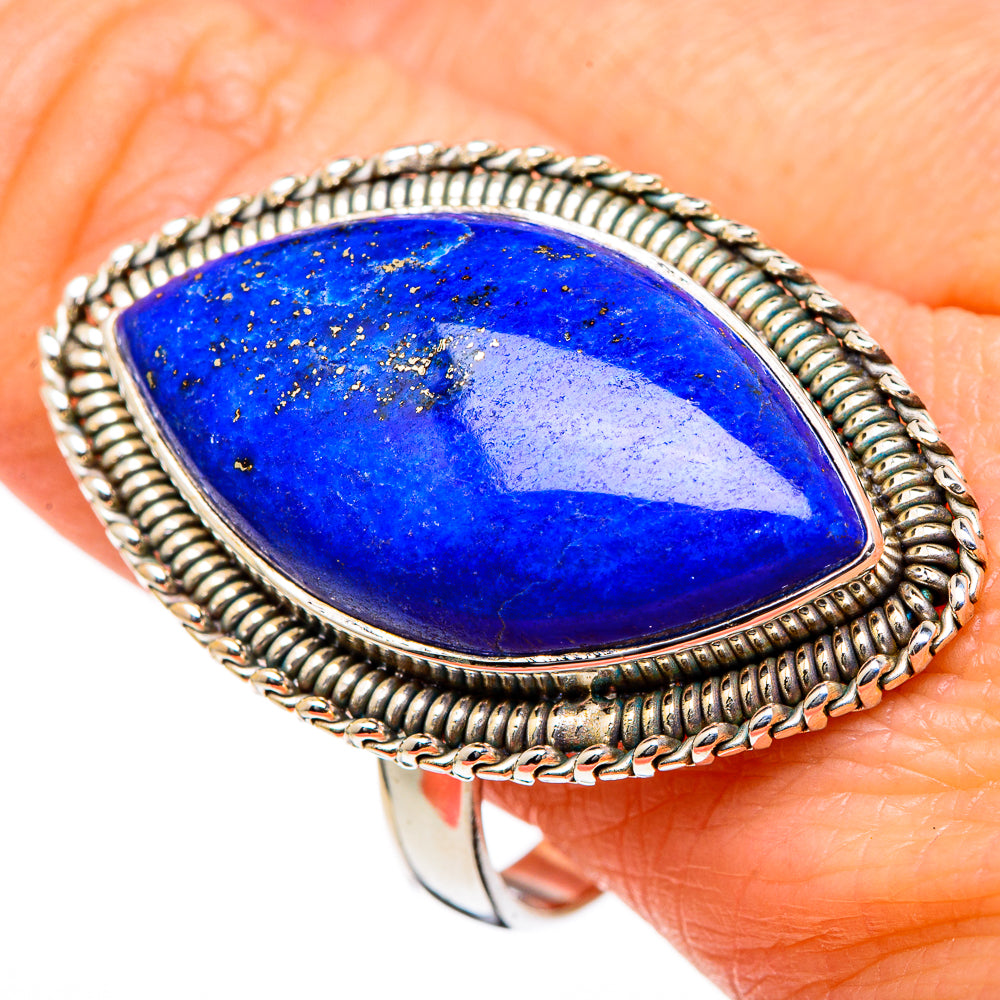 Lapis Lazuli Rings handcrafted by Ana Silver Co - RING98524