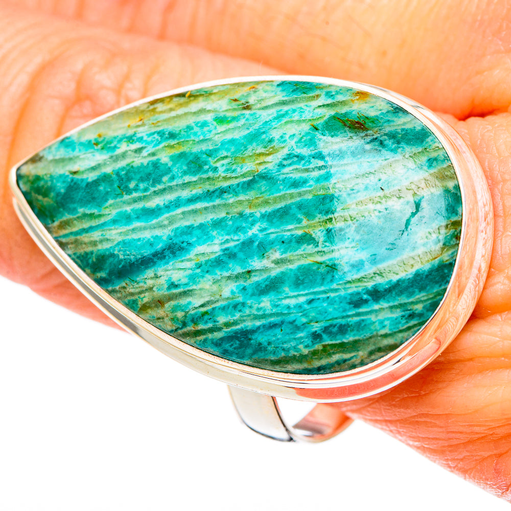 Amazonite Rings handcrafted by Ana Silver Co - RING98531