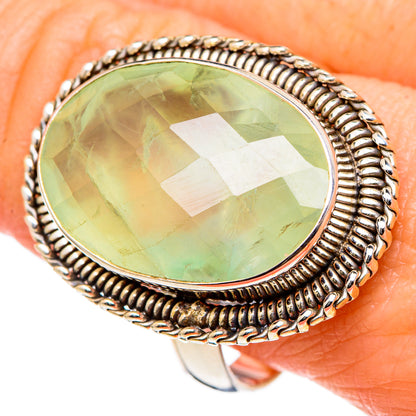 Prehnite Rings handcrafted by Ana Silver Co - RING98533