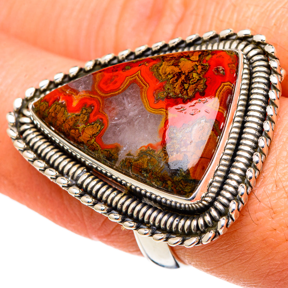 Moroccan Agate Rings handcrafted by Ana Silver Co - RING98536