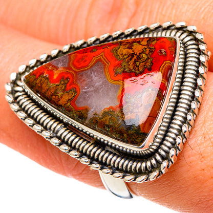 Moroccan Agate Rings handcrafted by Ana Silver Co - RING98536