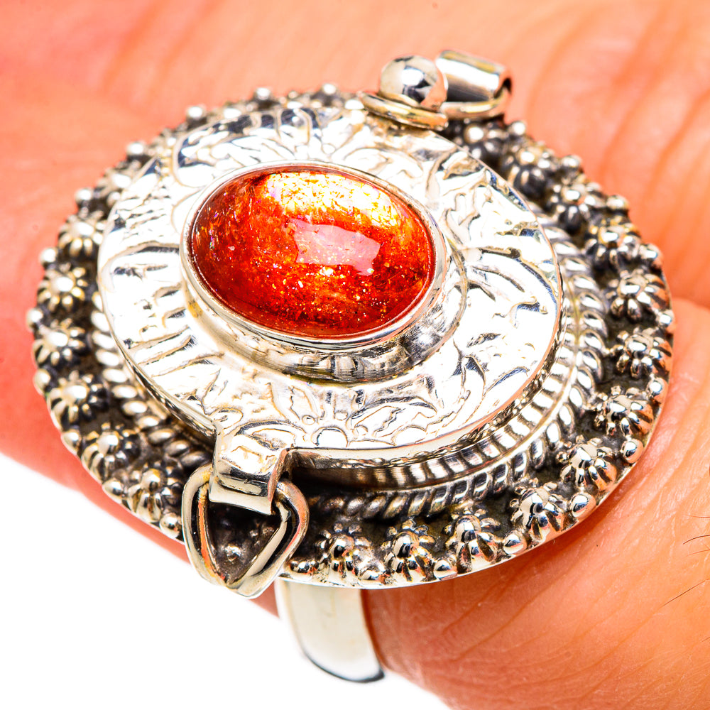 Sunstone Rings handcrafted by Ana Silver Co - RING98538