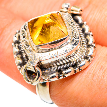 Citrine Rings handcrafted by Ana Silver Co - RING98541