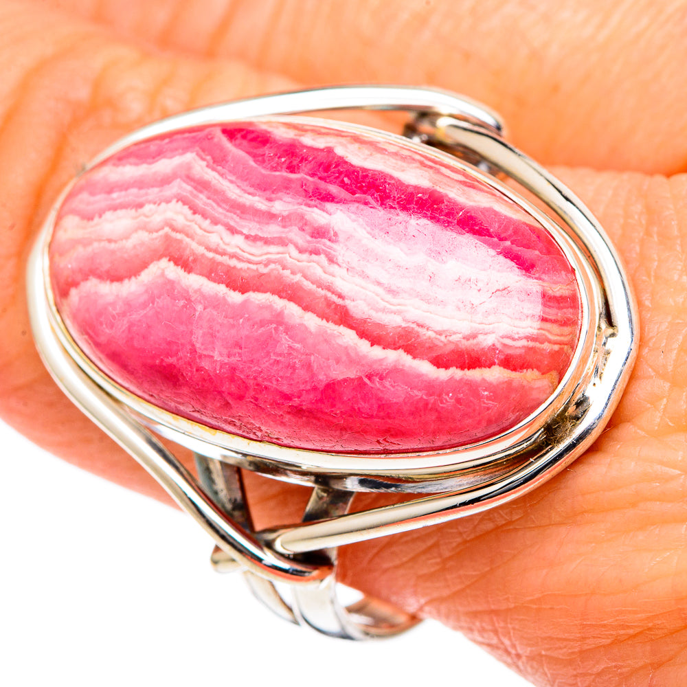 Rhodochrosite Rings handcrafted by Ana Silver Co - RING98542