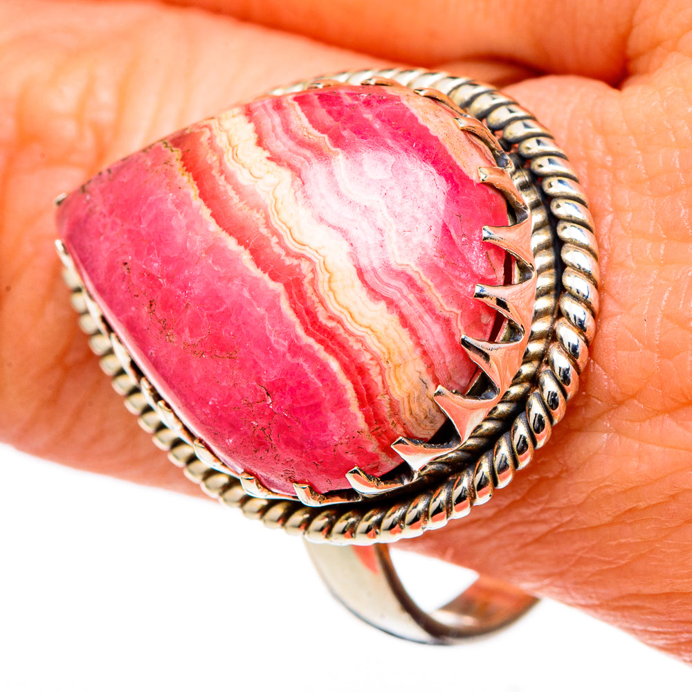 Rhodochrosite Rings handcrafted by Ana Silver Co - RING98543