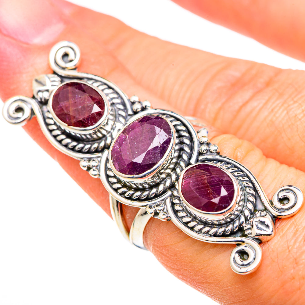 Ruby Rings handcrafted by Ana Silver Co - RING98545