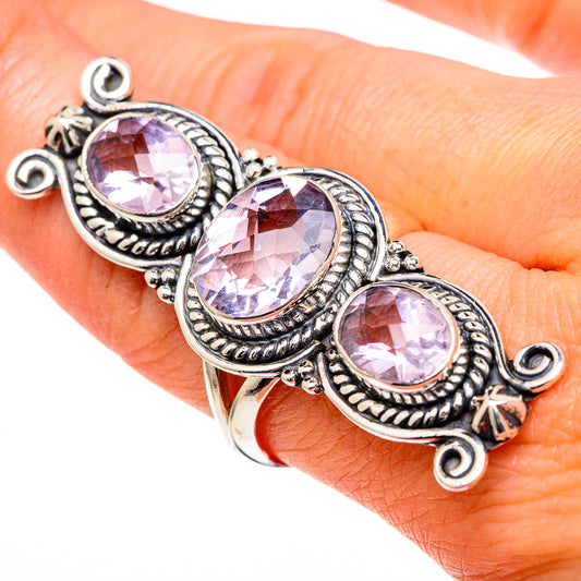 Kunzite Rings handcrafted by Ana Silver Co - RING98551