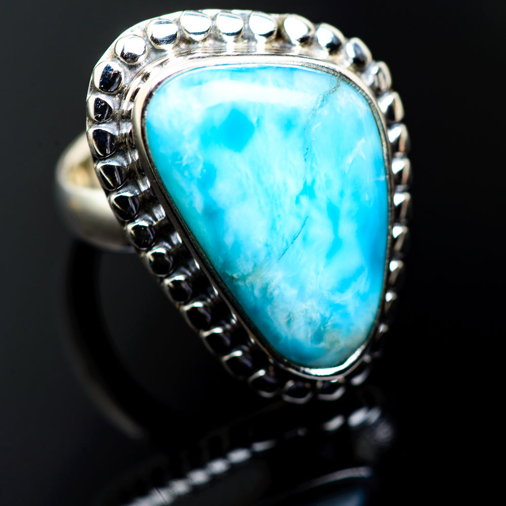 Larimar Rings handcrafted by Ana Silver Co - RING985531