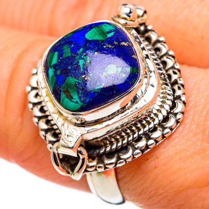 Azurite Rings handcrafted by Ana Silver Co - RING98556
