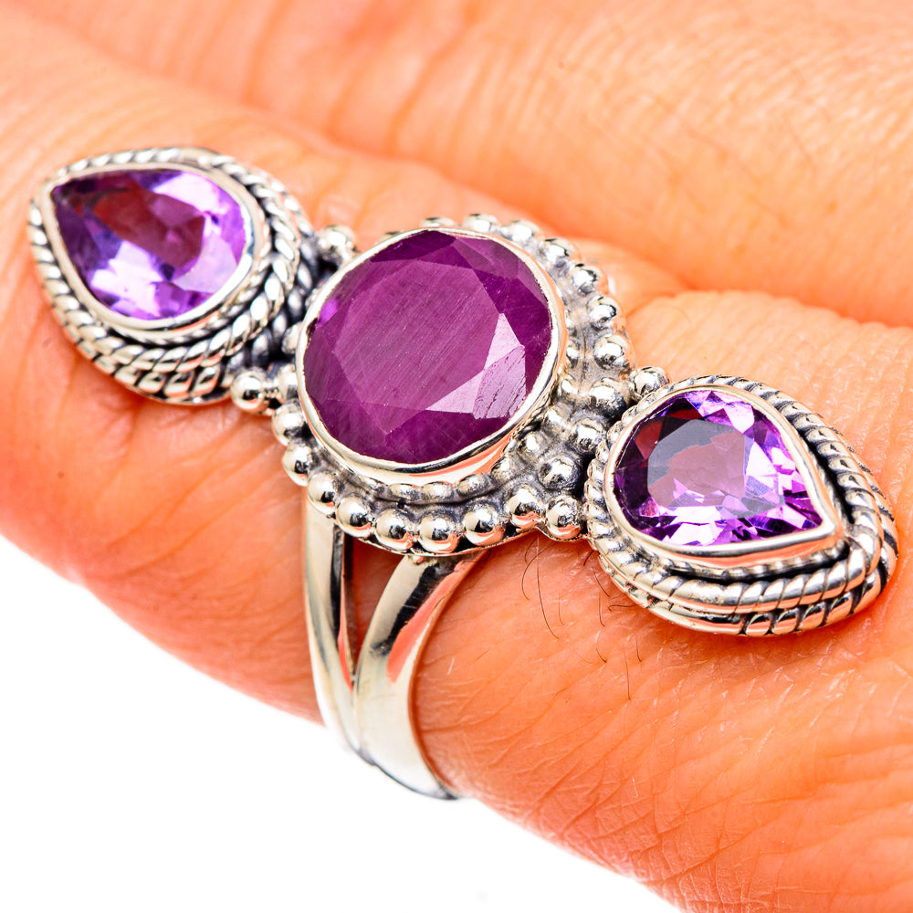 Ruby Rings handcrafted by Ana Silver Co - RING98558