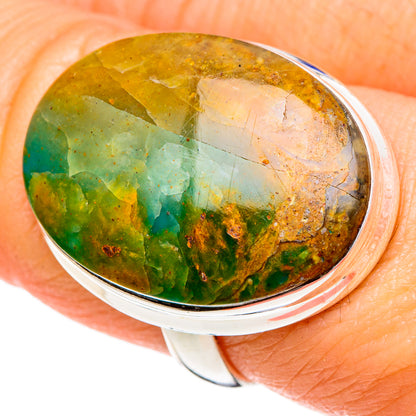 Peruvian Opal Rings handcrafted by Ana Silver Co - RING98562