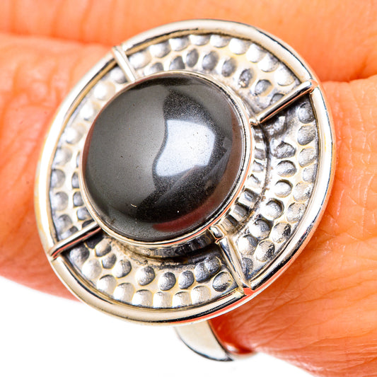 Hematite Rings handcrafted by Ana Silver Co - RING98564