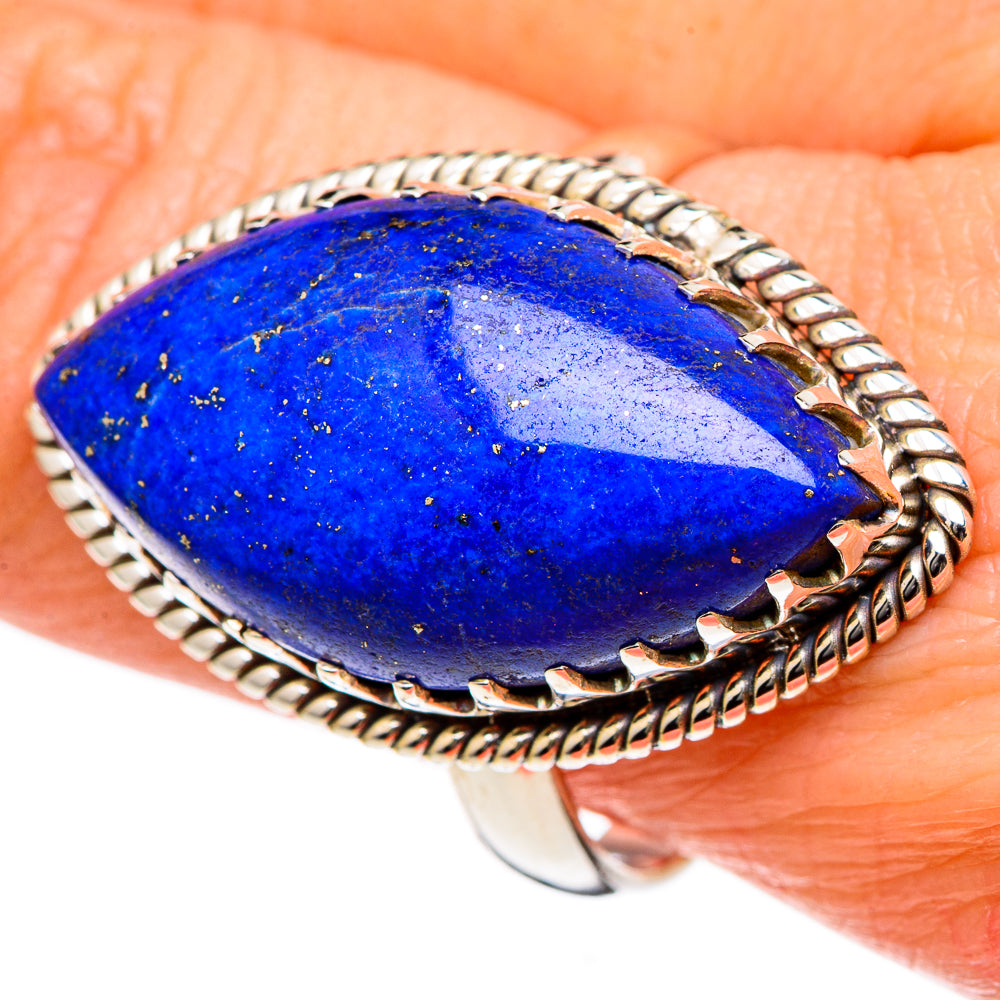 Lapis Lazuli Rings handcrafted by Ana Silver Co - RING98568