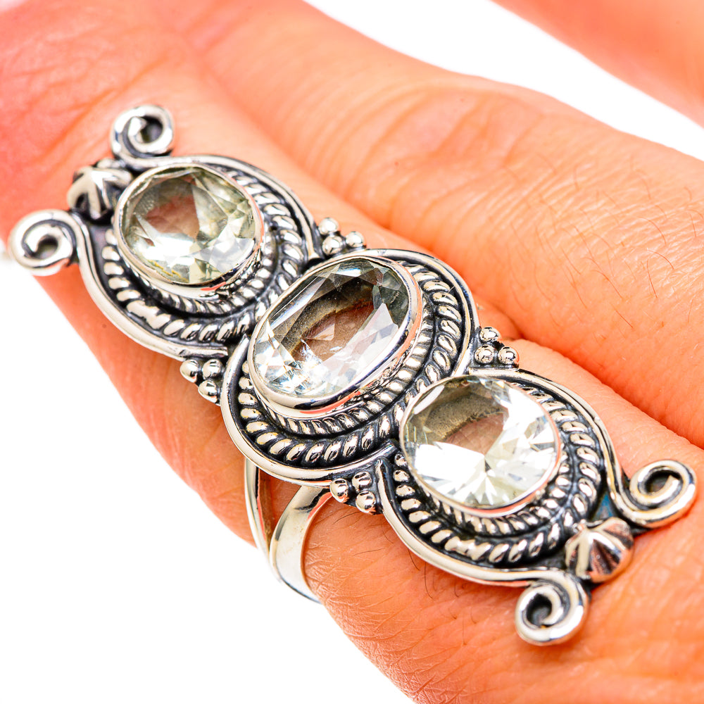 White Quartz Rings handcrafted by Ana Silver Co - RING98572