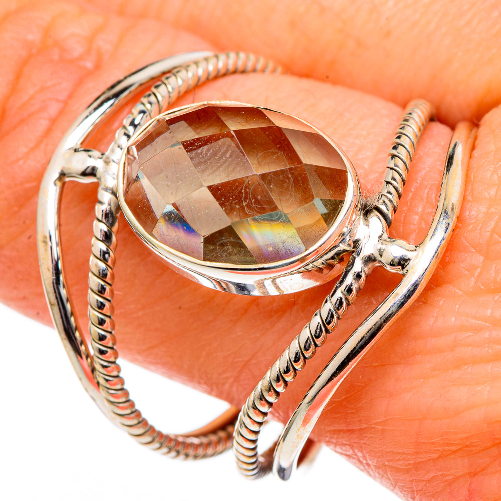 White Quartz Rings handcrafted by Ana Silver Co - RING98573