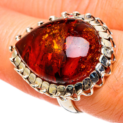 Baltic Amber Rings handcrafted by Ana Silver Co - RING98585