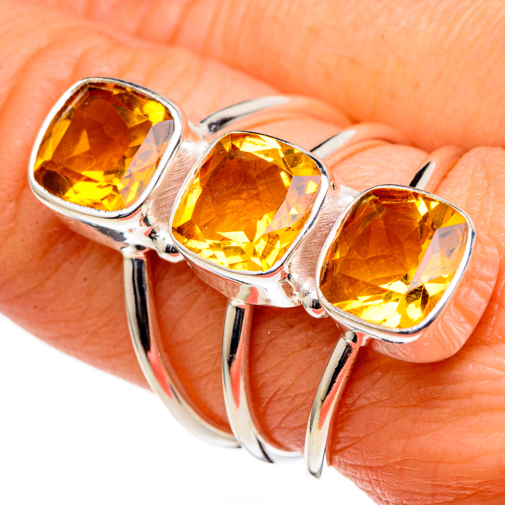 Citrine Rings handcrafted by Ana Silver Co - RING98587