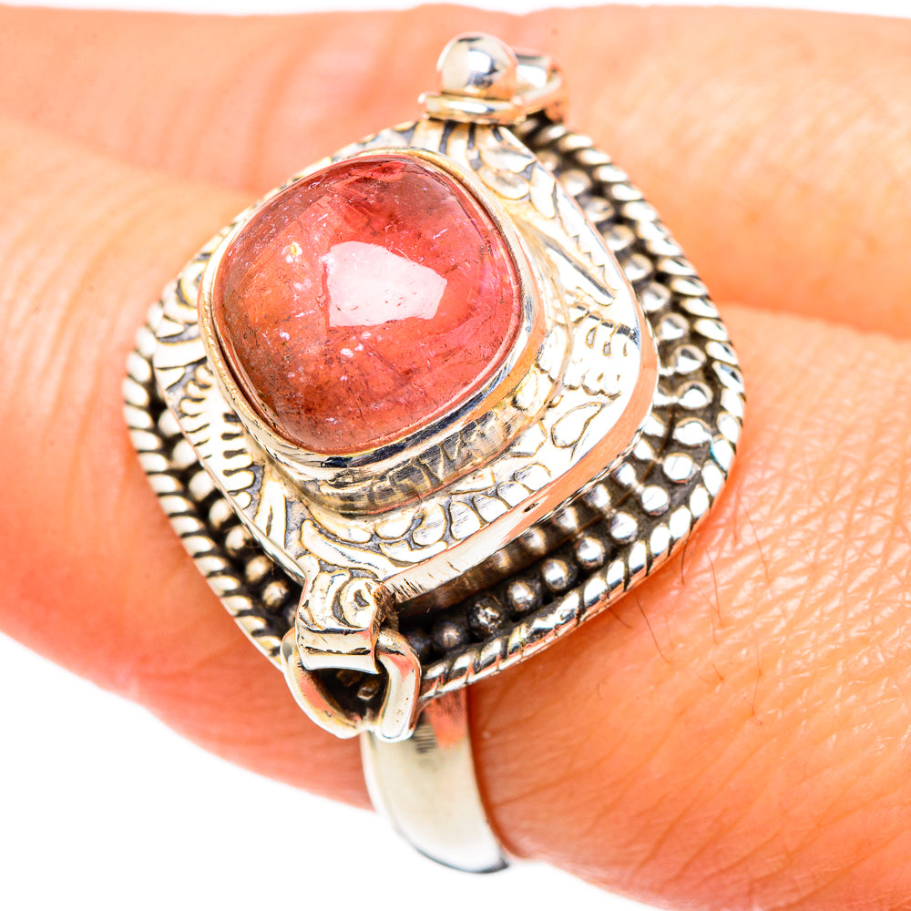 Pink Tourmaline Rings handcrafted by Ana Silver Co - RING98589