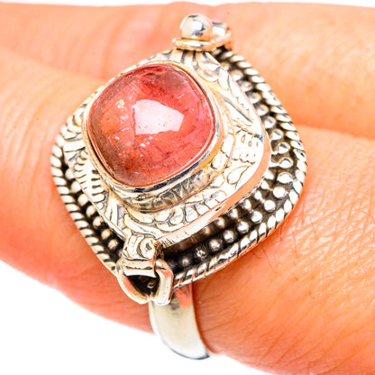 Pink Tourmaline Rings handcrafted by Ana Silver Co - RING98589