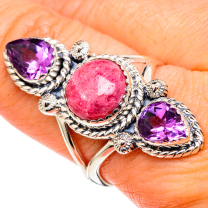 Rhodochrosite Rings handcrafted by Ana Silver Co - RING98599