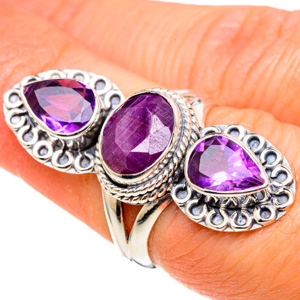 Ruby Rings handcrafted by Ana Silver Co - RING98601
