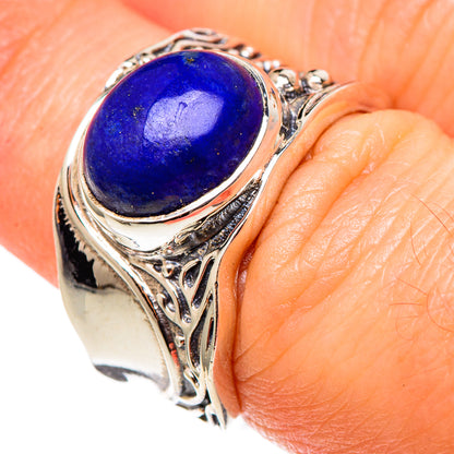 Lapis Lazuli Rings handcrafted by Ana Silver Co - RING98605
