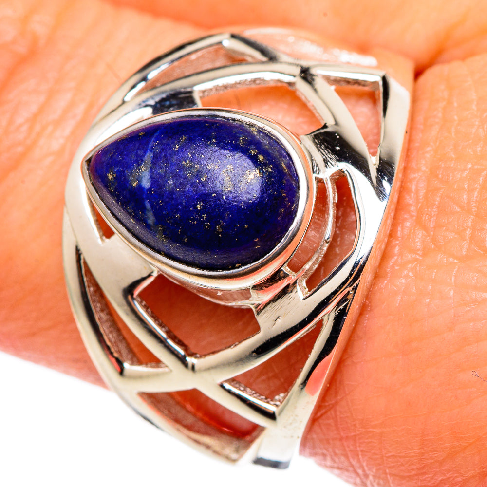 Lapis Lazuli Rings handcrafted by Ana Silver Co - RING98607