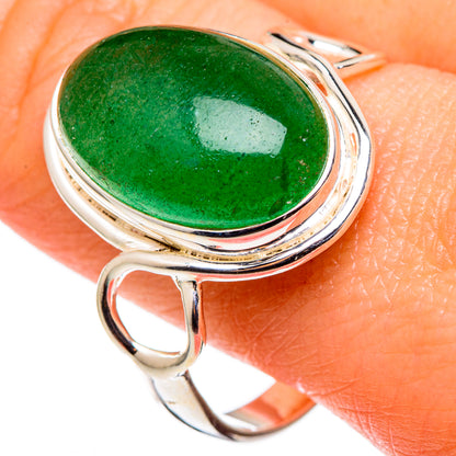 Green Aventurine Rings handcrafted by Ana Silver Co - RING98612