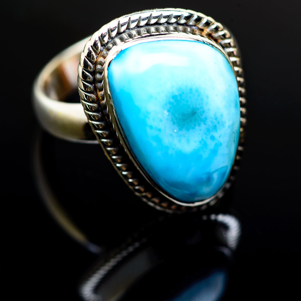 Larimar Rings handcrafted by Ana Silver Co - RING986163
