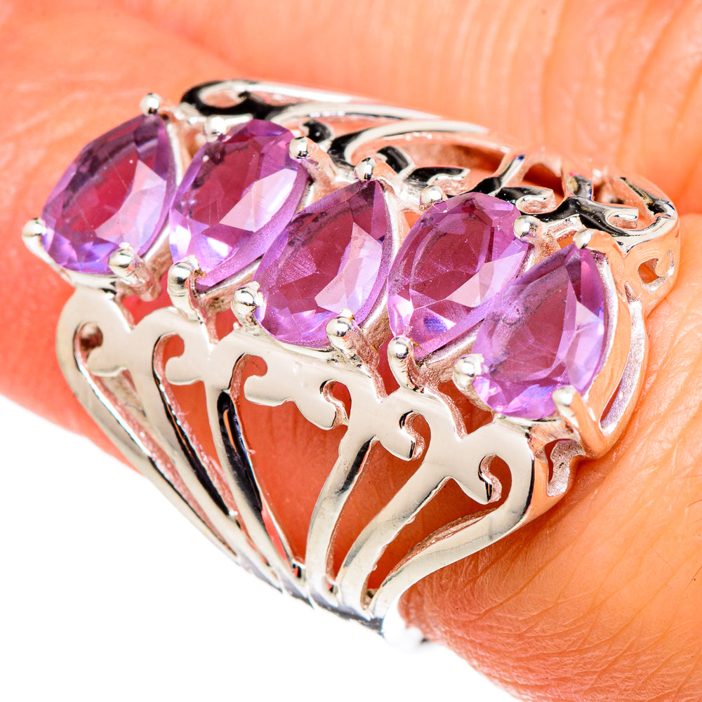Color Change Alexandrite (lab.) Rings handcrafted by Ana Silver Co - RING98623