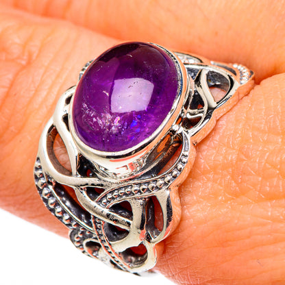 Amethyst Rings handcrafted by Ana Silver Co - RING98625