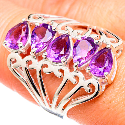 Color Change Alexandrite (lab.) Rings handcrafted by Ana Silver Co - RING98630