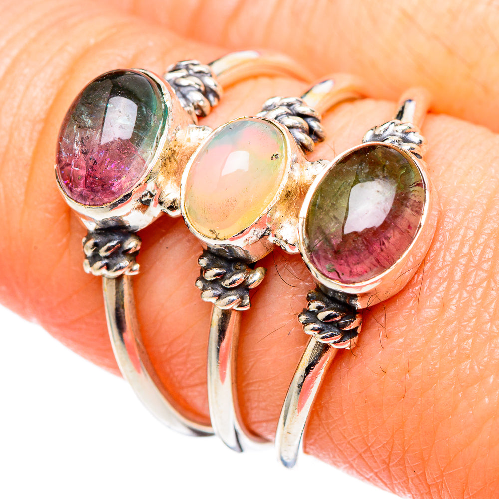Ethiopian Opal Rings handcrafted by Ana Silver Co - RING98640