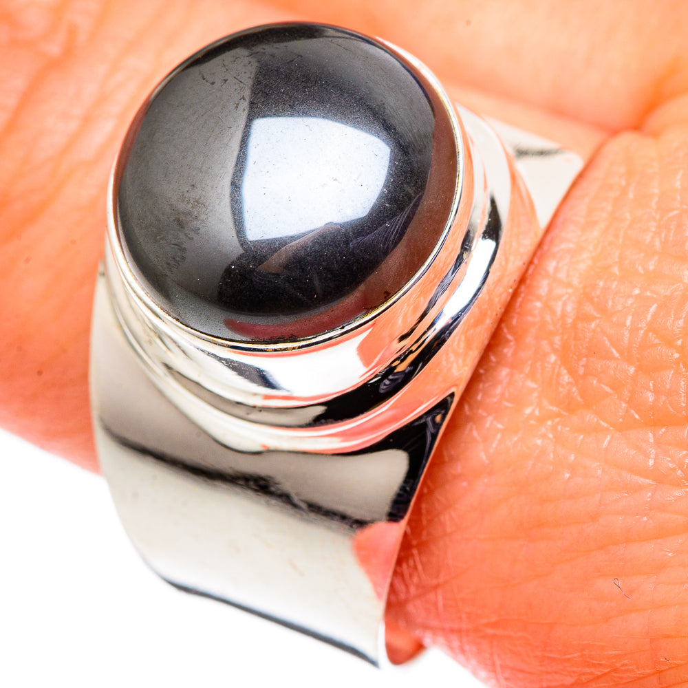 Hematite Rings handcrafted by Ana Silver Co - RING98642