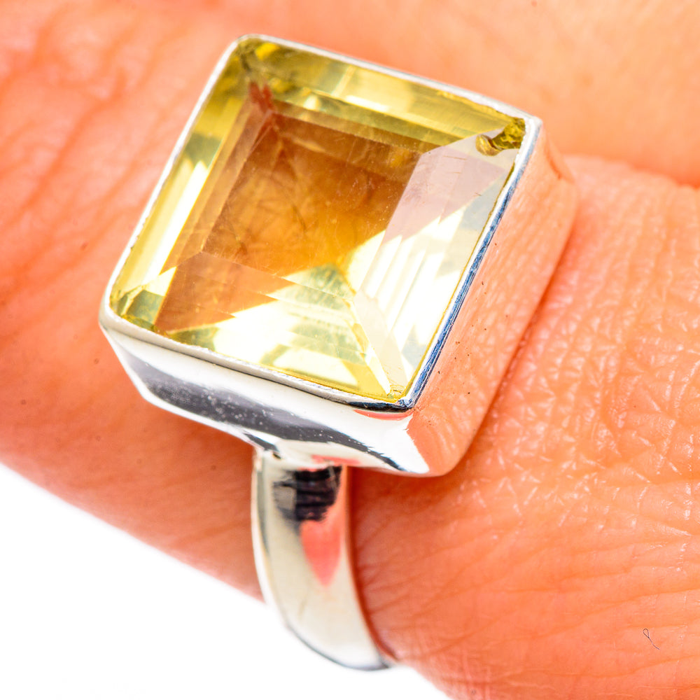 Citrine Rings handcrafted by Ana Silver Co - RING98644