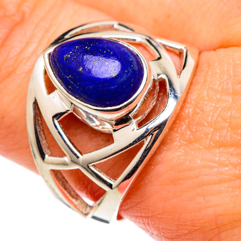 Lapis Lazuli Rings handcrafted by Ana Silver Co - RING98652