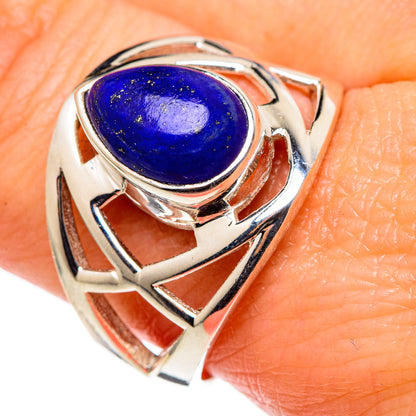 Lapis Lazuli Rings handcrafted by Ana Silver Co - RING98652