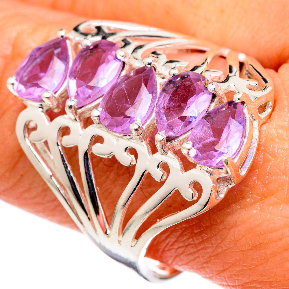 Color Change Alexandrite (lab.) Rings handcrafted by Ana Silver Co - RING98665