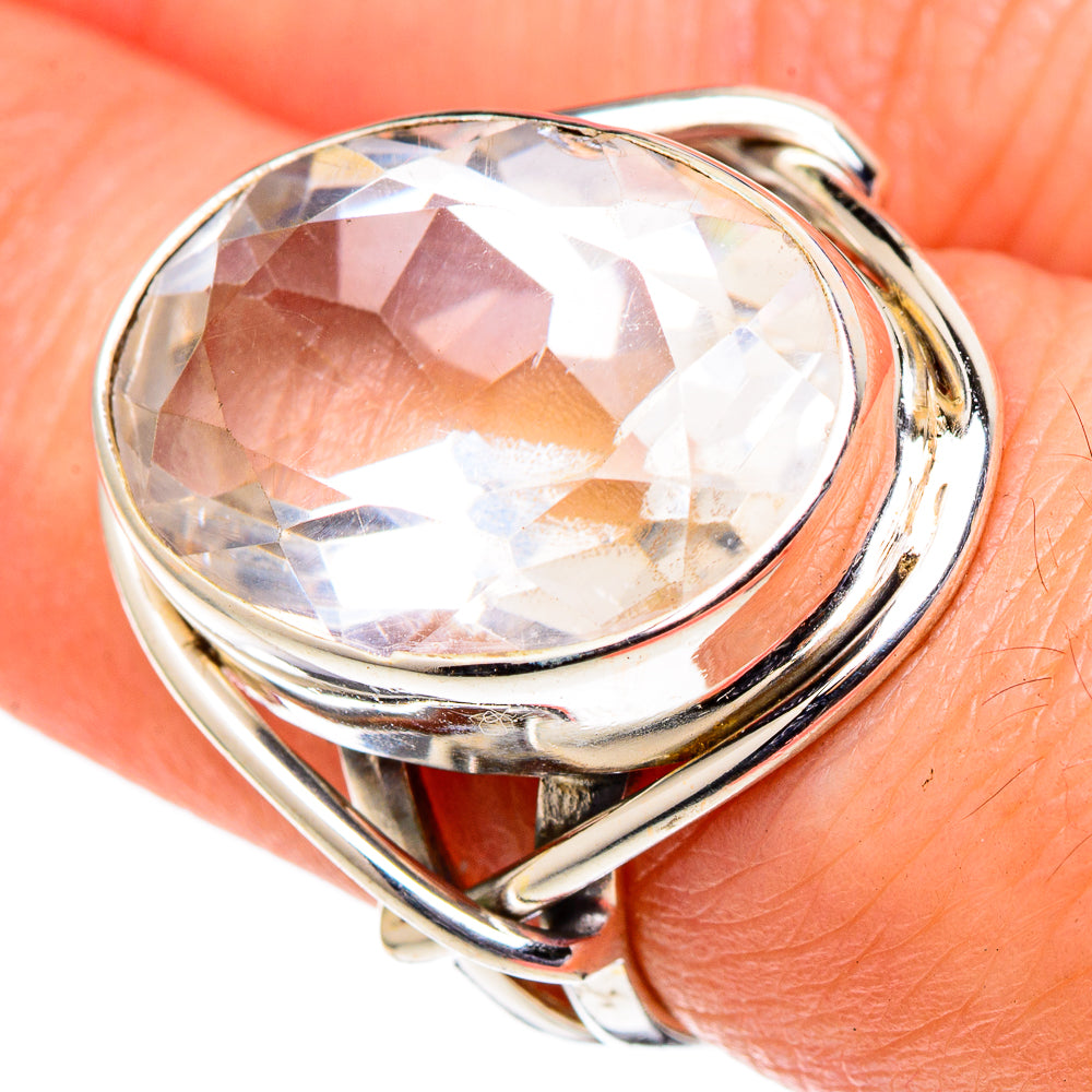 White Quartz Rings handcrafted by Ana Silver Co - RING98676